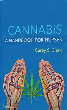 Nursing guide featuring cannabis illustration